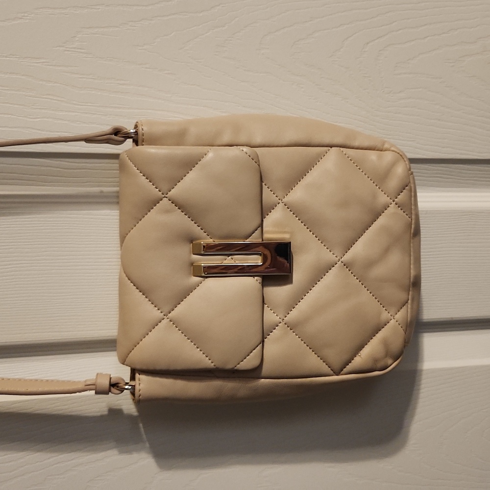 Leather cross body bag